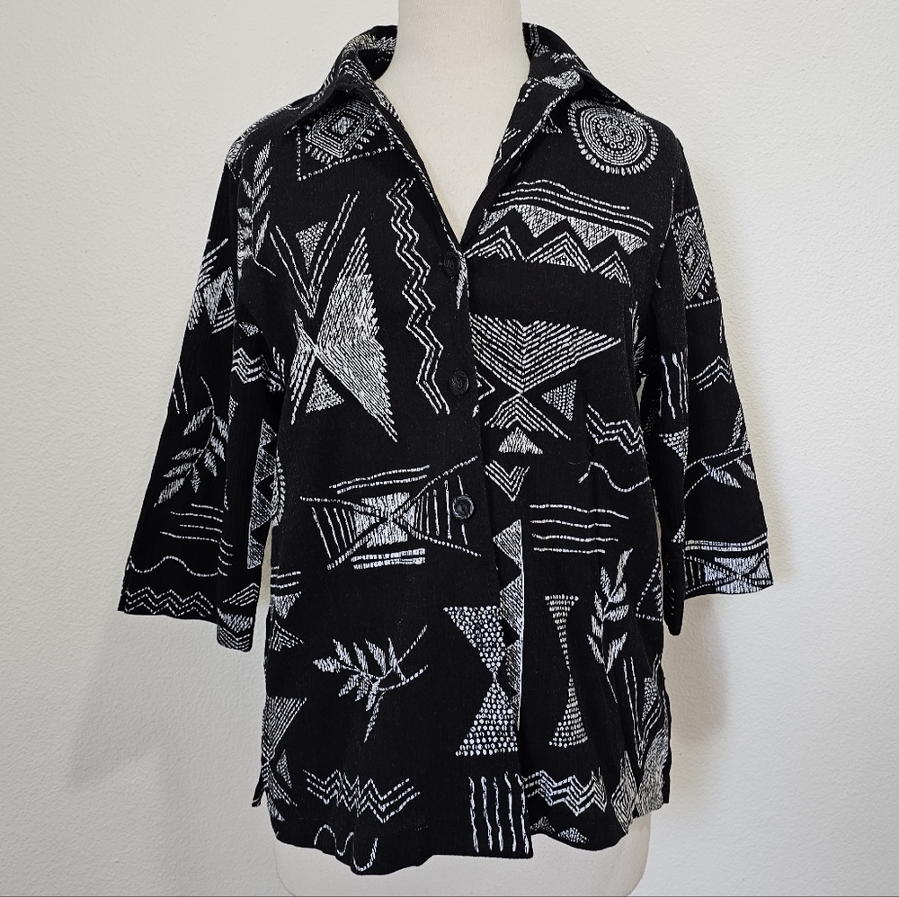 Draper's & Damon's Aztec Button Up